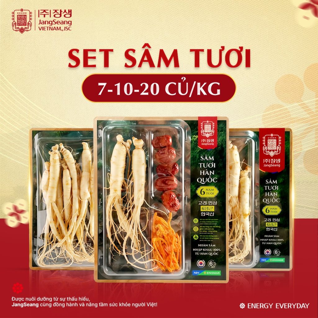 Phân loại sâm Hàn Quốc