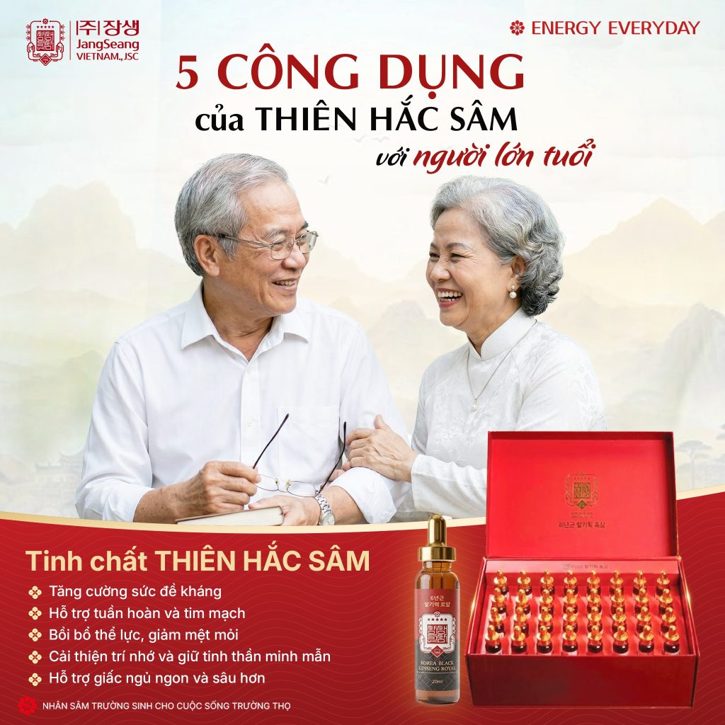Sâm cho người cao tuổi