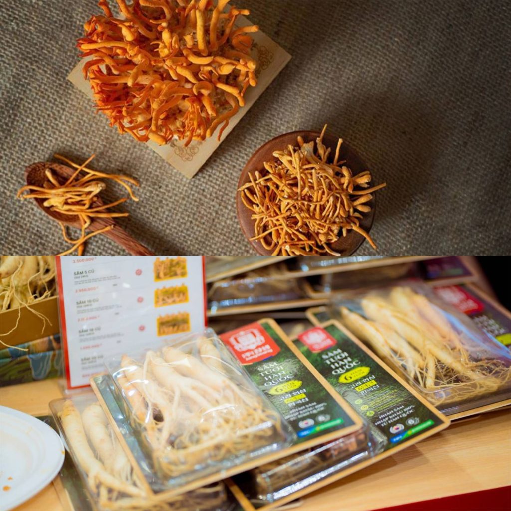 Sâm Hàn Quốc và dược liệu khác