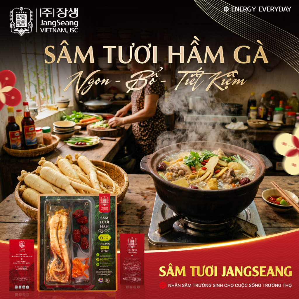 bồi bổ sức khỏe bằng nhân sâm