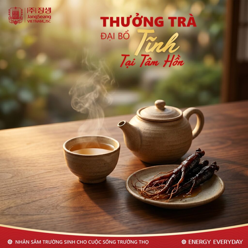 uống sâm giảm căng thẳng stress
