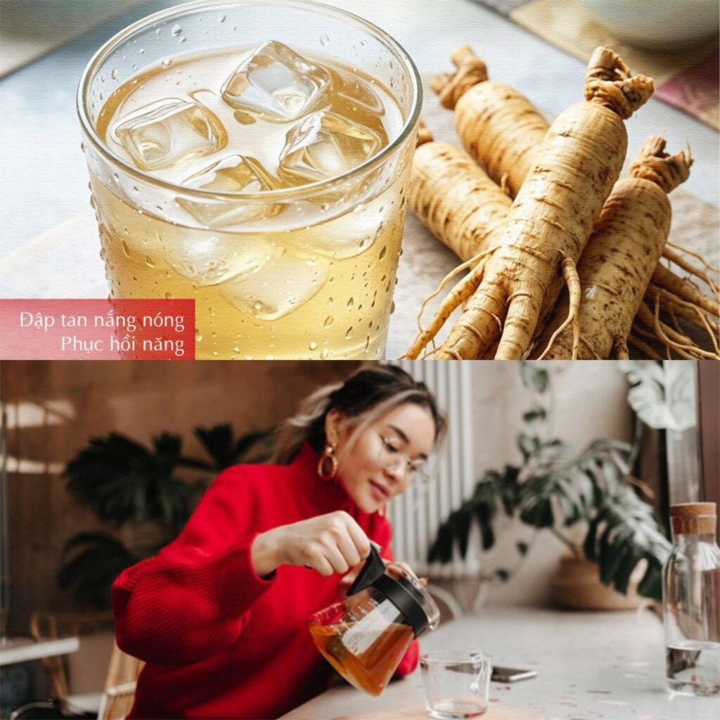Uống sâm giảm căng thẳng stress