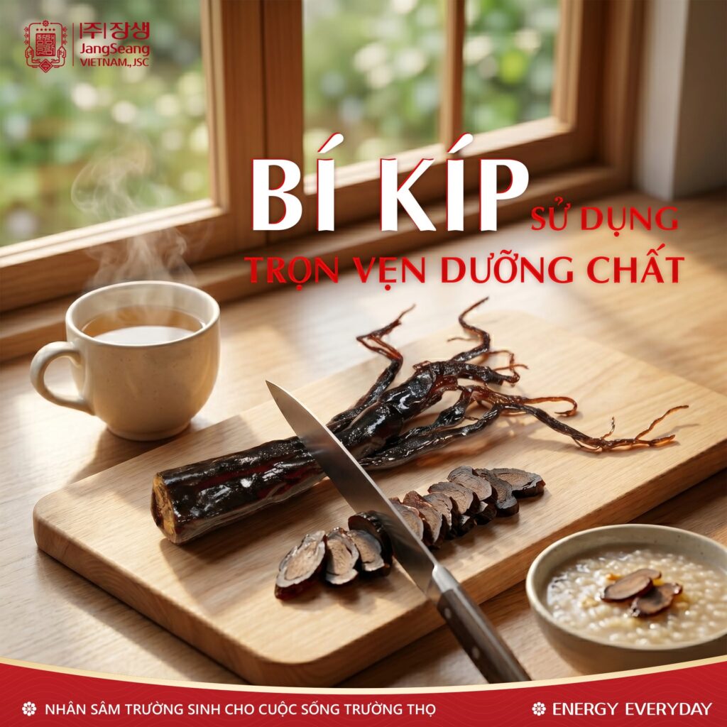 sai lầm khi dùng sâm
