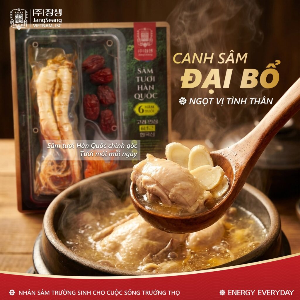 Sâm Hàn Quốc Dùng Cho Ai