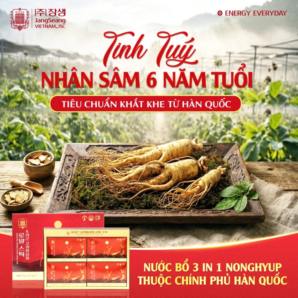 sản phẩm sâm được bảo chứng