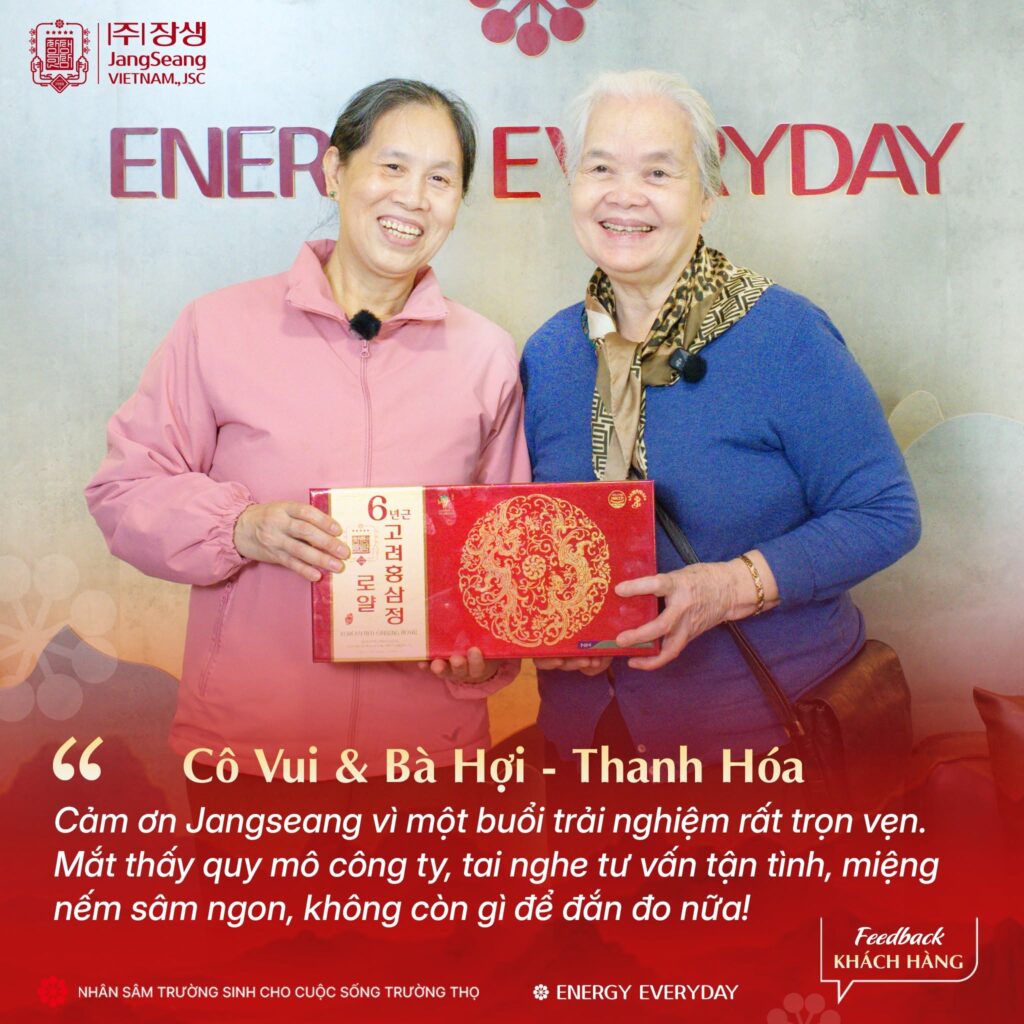sản phẩm sâm được bảo chứng
