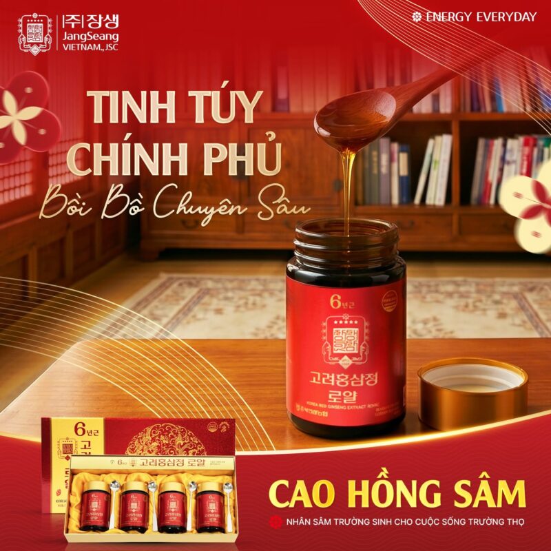 cách uống cao hồng sâm hiệu quả