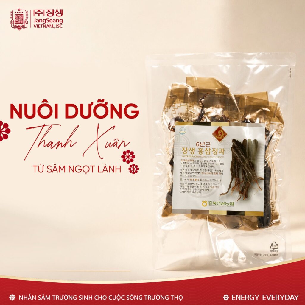Hồng sâm củ tẩm mật ong Hàn Quốc