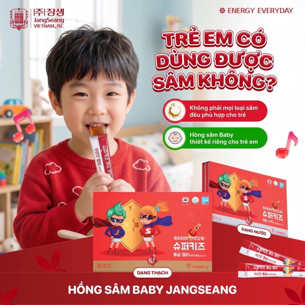 hồng sâm trẻ em dạng thạch