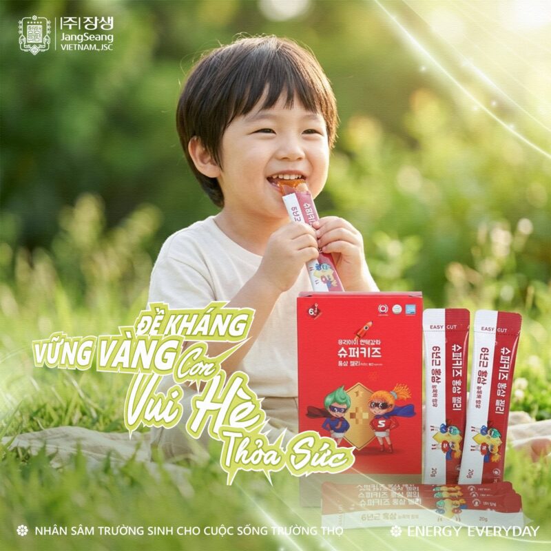 hồng sâm trẻ em dạng thạch