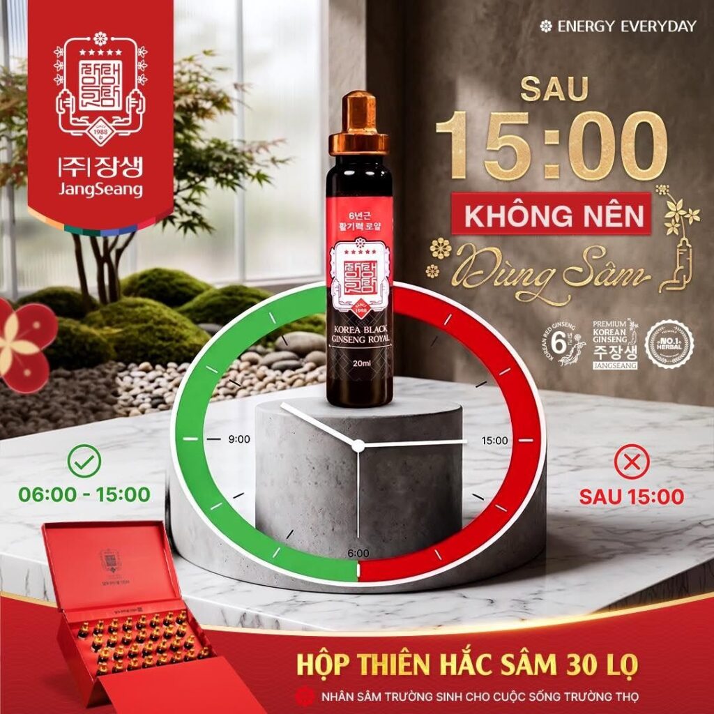 Tinh chất thiên hắc sâm Hàn Quốc