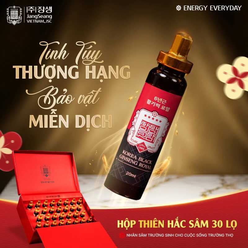 Tinh chất thiên hắc sâm Hàn Quốc