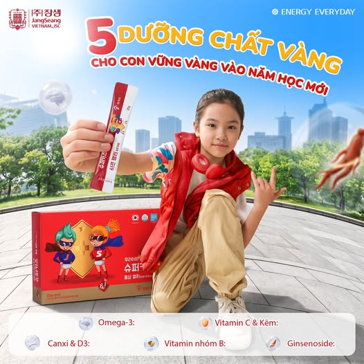 trẻ em có uống được nước hồng sâm không