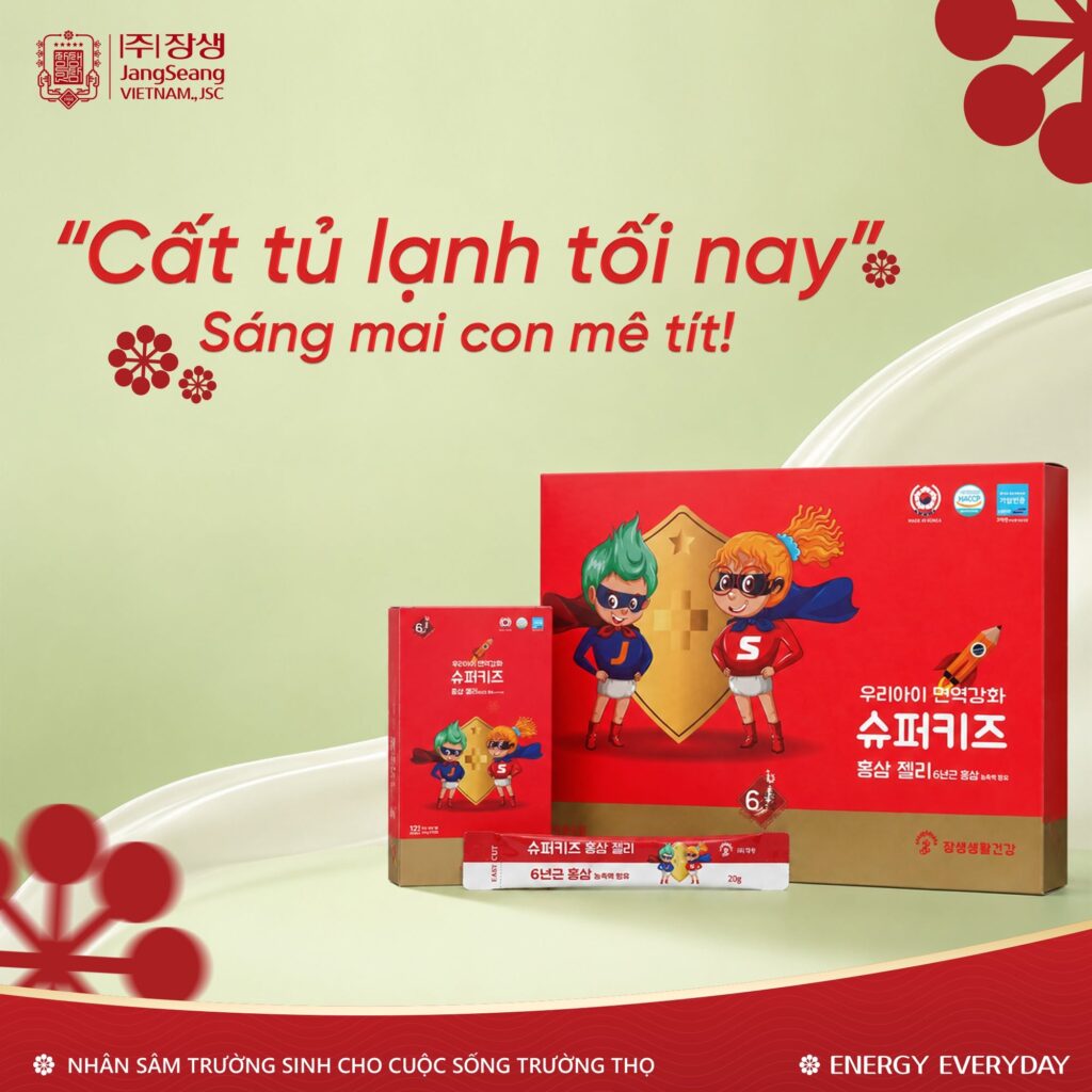 trẻ em có uống được nước hồng sâm không