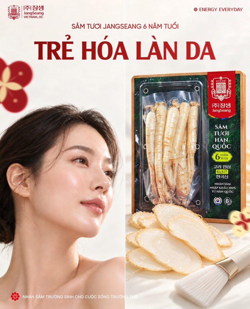 Sâm tươi 6 năm tuổi