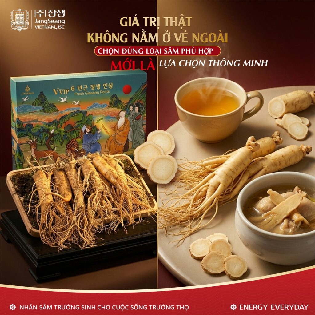 Sâm tươi Hàn Quốc mùa Vu Lan